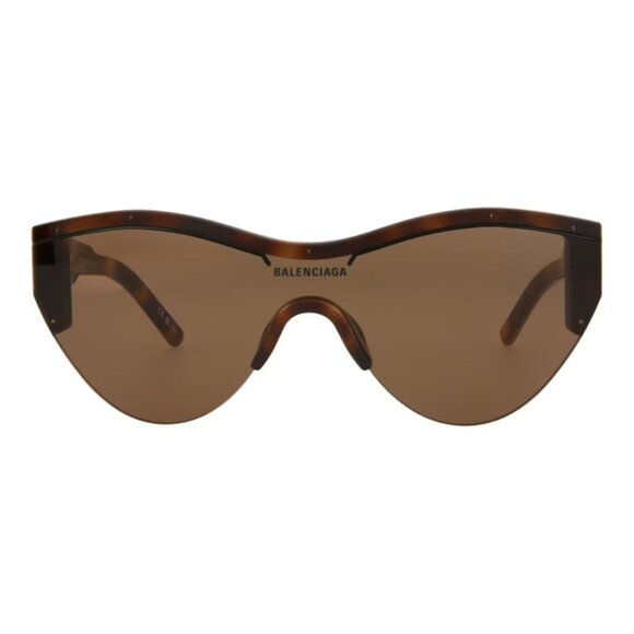 NEW BALENCIAGA BB0004S 007 HAVANA BROWN UNISEX SUNGLASSES - Picture 1 of 5
